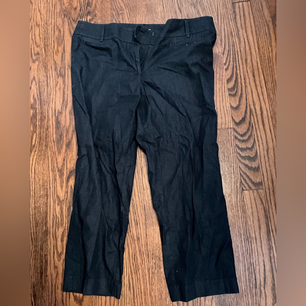 LOFT Charcoal Gray Trousers